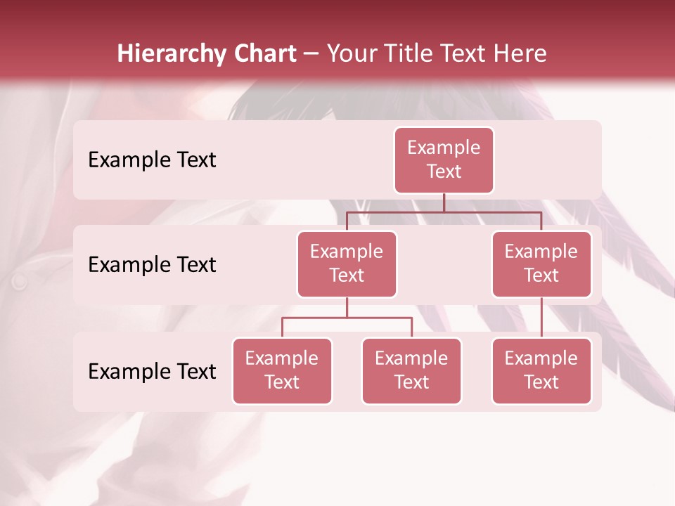 A Woman With Purple Hair And Black Wings PowerPoint Template