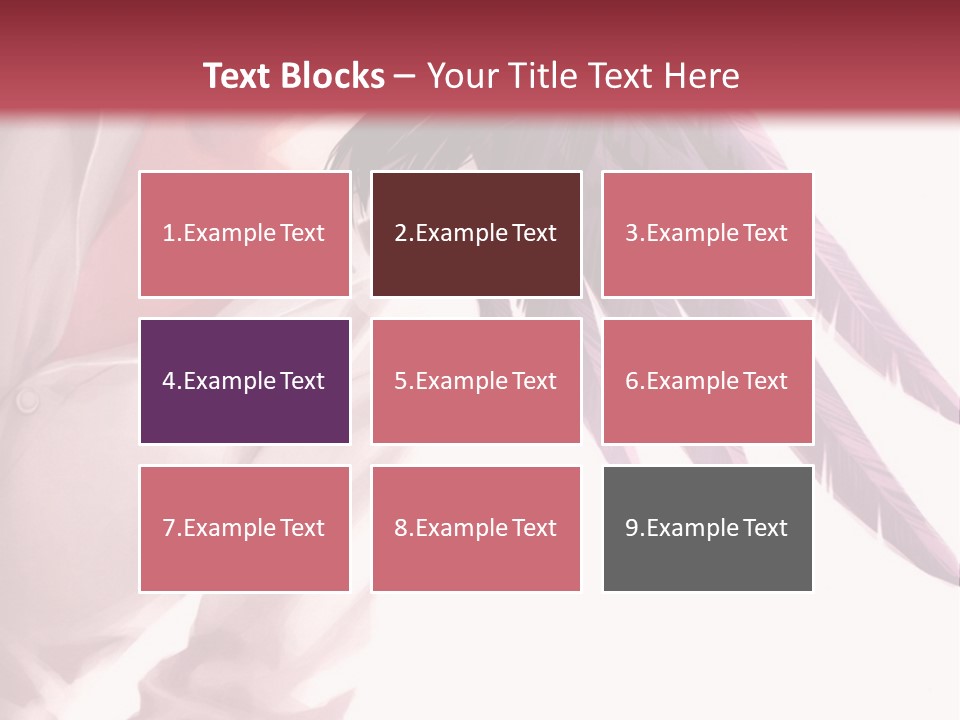 A Woman With Purple Hair And Black Wings PowerPoint Template