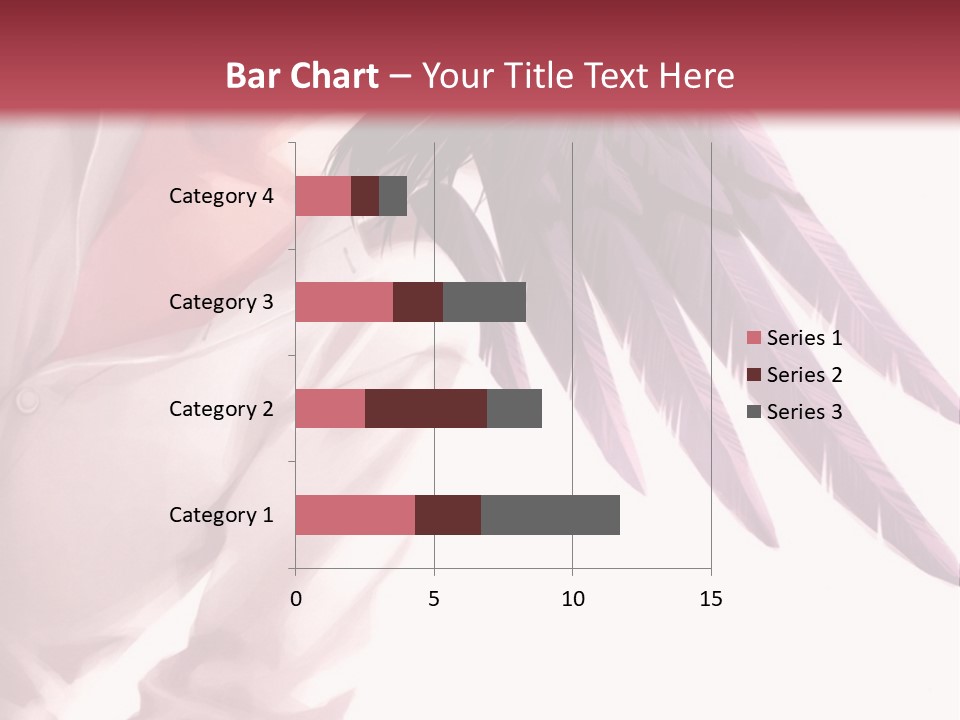 A Woman With Purple Hair And Black Wings PowerPoint Template