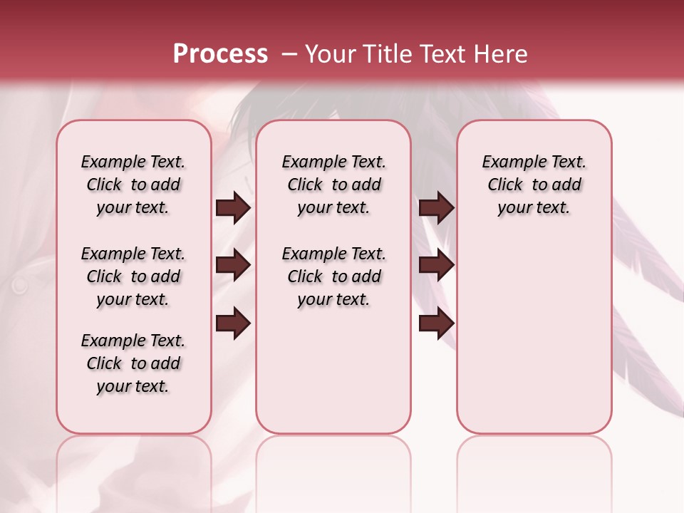 A Woman With Purple Hair And Black Wings PowerPoint Template