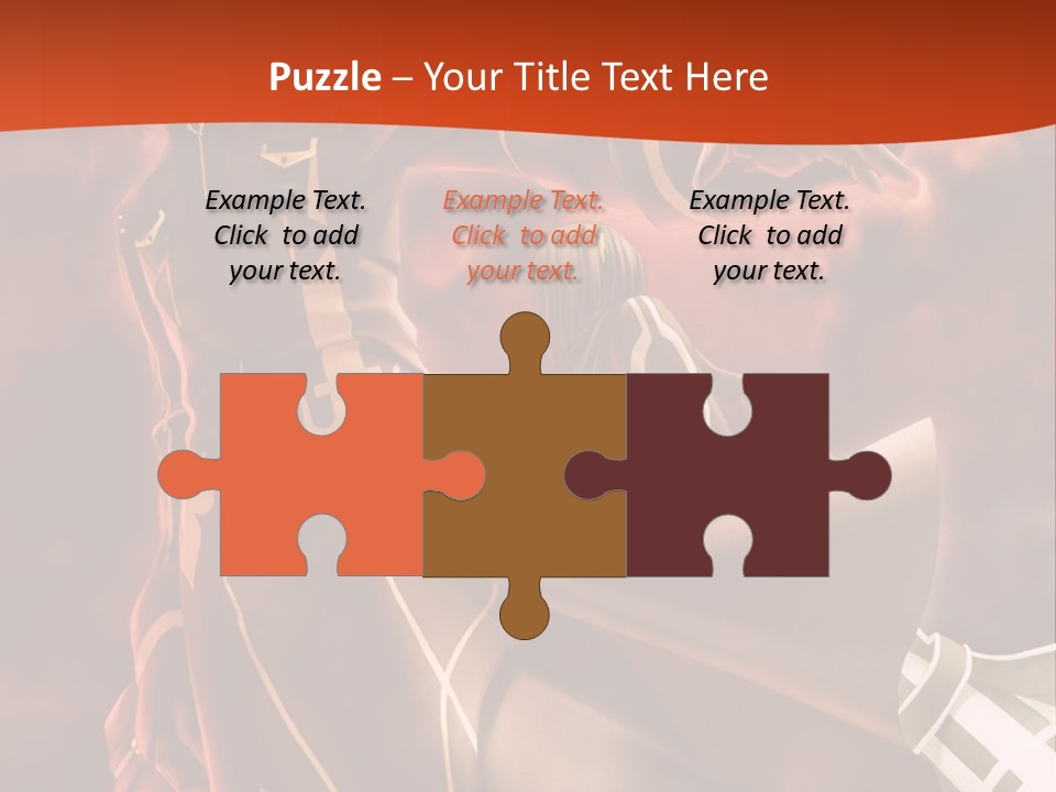 A Man And A Woman Are Standing In Front Of A Full Moon PowerPoint Template