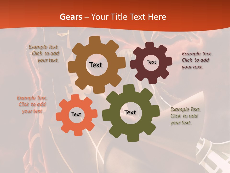 A Man And A Woman Are Standing In Front Of A Full Moon PowerPoint Template