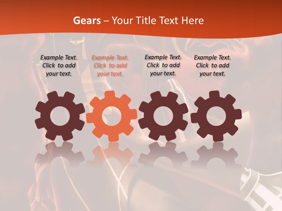 A Man And A Woman Are Standing In Front Of A Full Moon PowerPoint Template