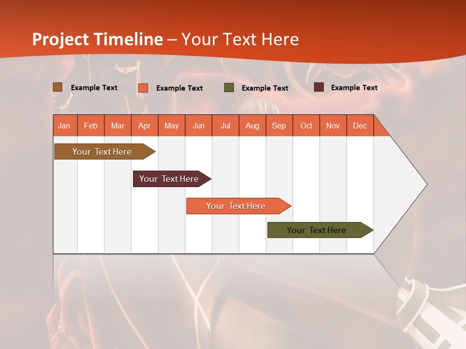 A Man And A Woman Are Standing In Front Of A Full Moon PowerPoint Template