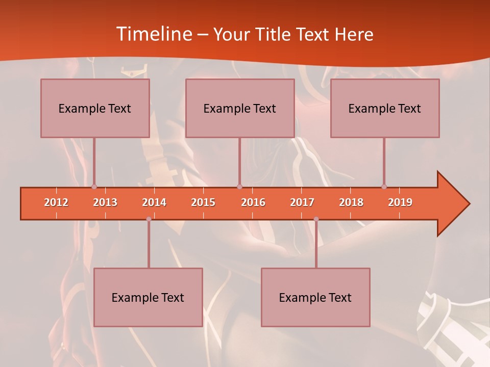 A Man And A Woman Are Standing In Front Of A Full Moon PowerPoint Template