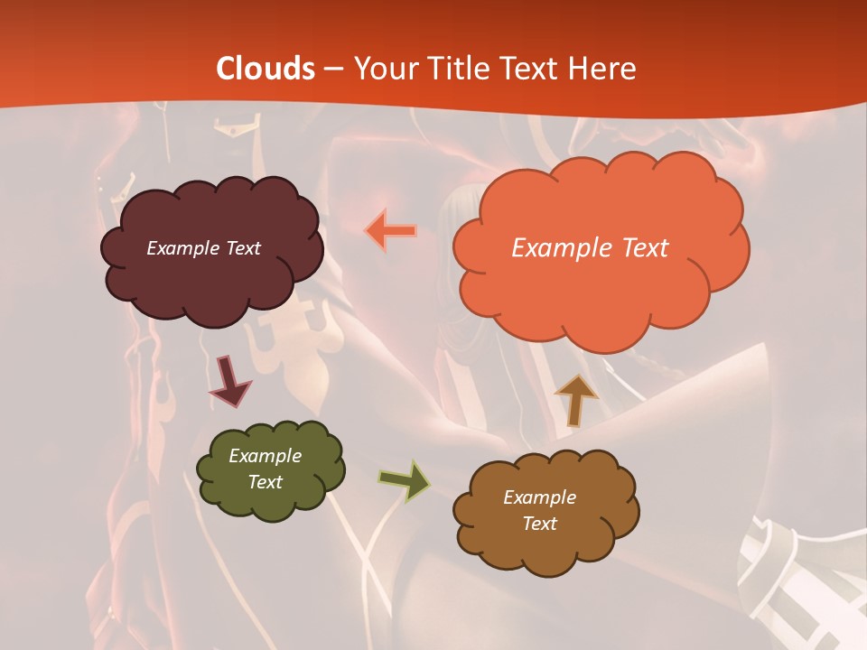 A Man And A Woman Are Standing In Front Of A Full Moon PowerPoint Template