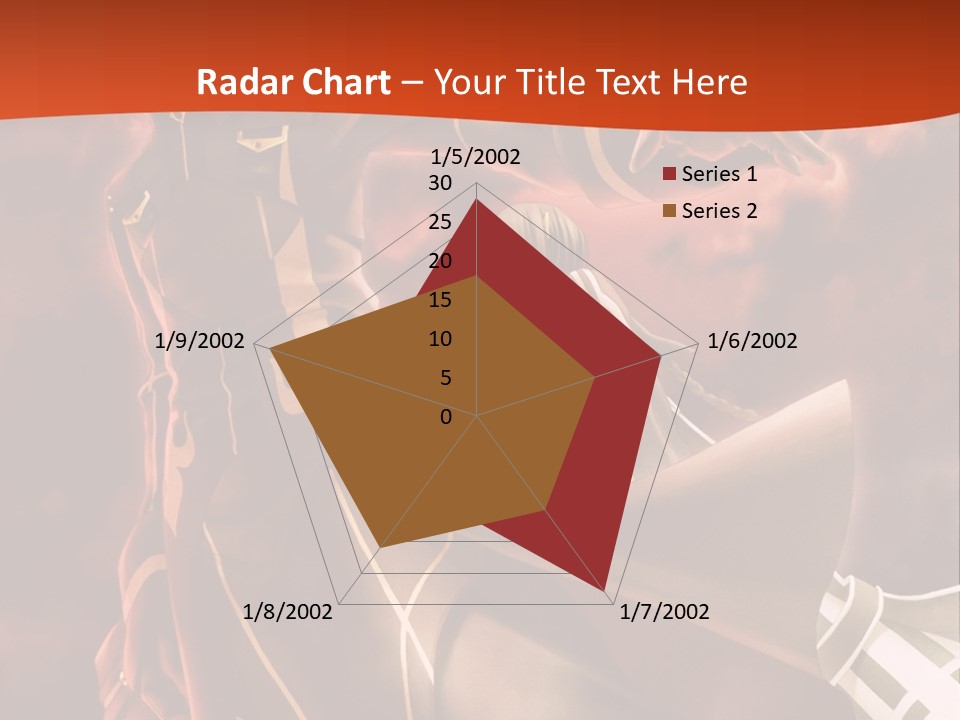 A Man And A Woman Are Standing In Front Of A Full Moon PowerPoint Template