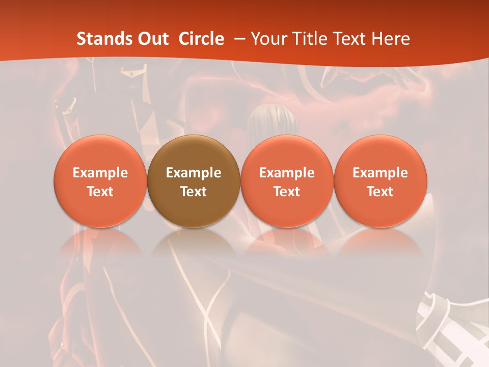 A Man And A Woman Are Standing In Front Of A Full Moon PowerPoint Template