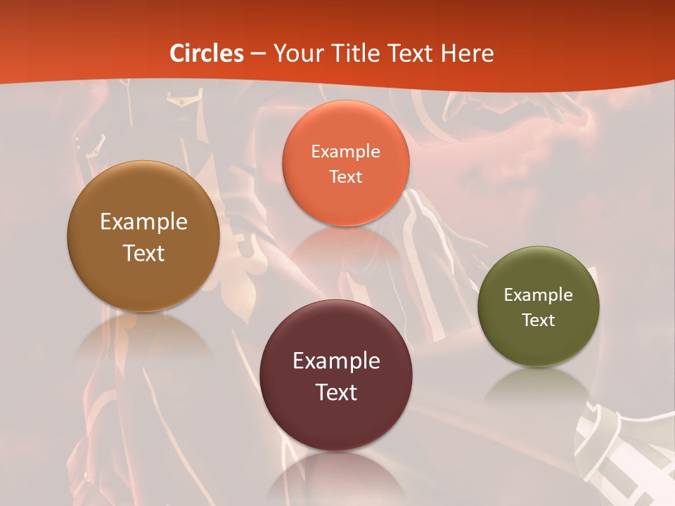 A Man And A Woman Are Standing In Front Of A Full Moon PowerPoint Template