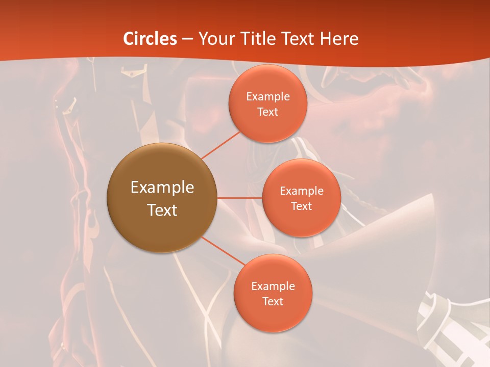 A Man And A Woman Are Standing In Front Of A Full Moon PowerPoint Template