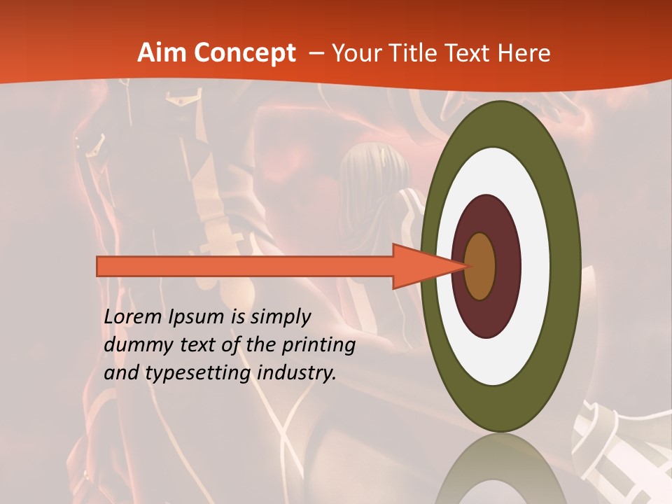 A Man And A Woman Are Standing In Front Of A Full Moon PowerPoint Template