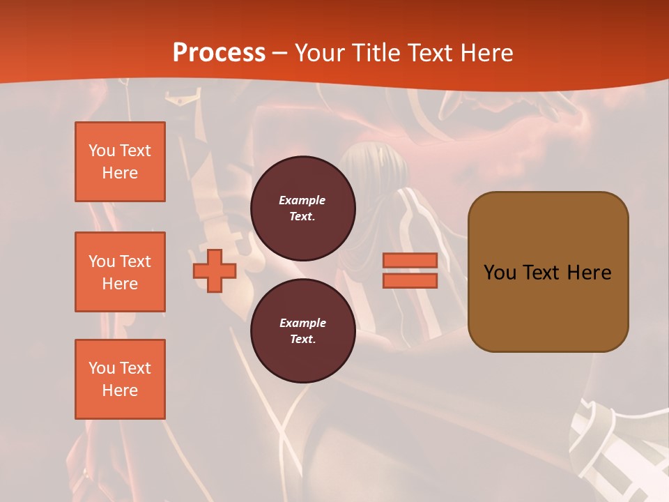 A Man And A Woman Are Standing In Front Of A Full Moon PowerPoint Template