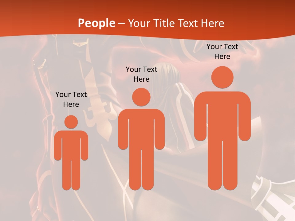 A Man And A Woman Are Standing In Front Of A Full Moon PowerPoint Template