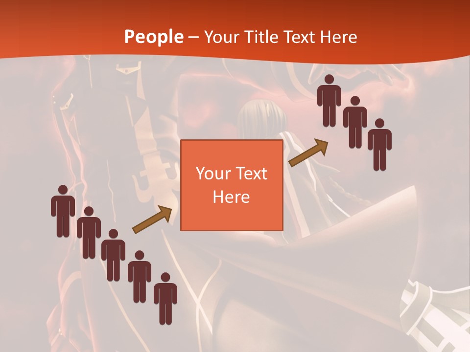 A Man And A Woman Are Standing In Front Of A Full Moon PowerPoint Template