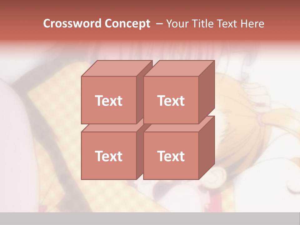 A Couple Of Anime Characters Hugging Each Other PowerPoint Template
