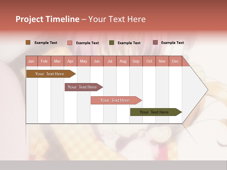 A Couple Of Anime Characters Hugging Each Other PowerPoint Template