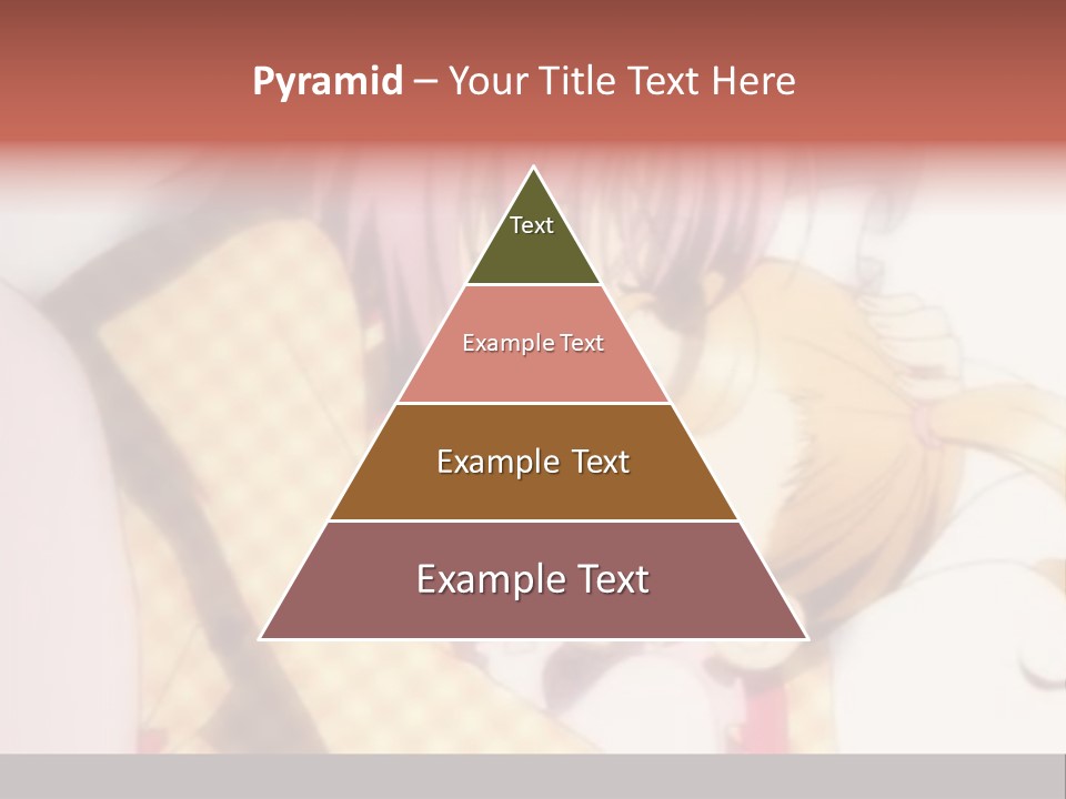A Couple Of Anime Characters Hugging Each Other PowerPoint Template