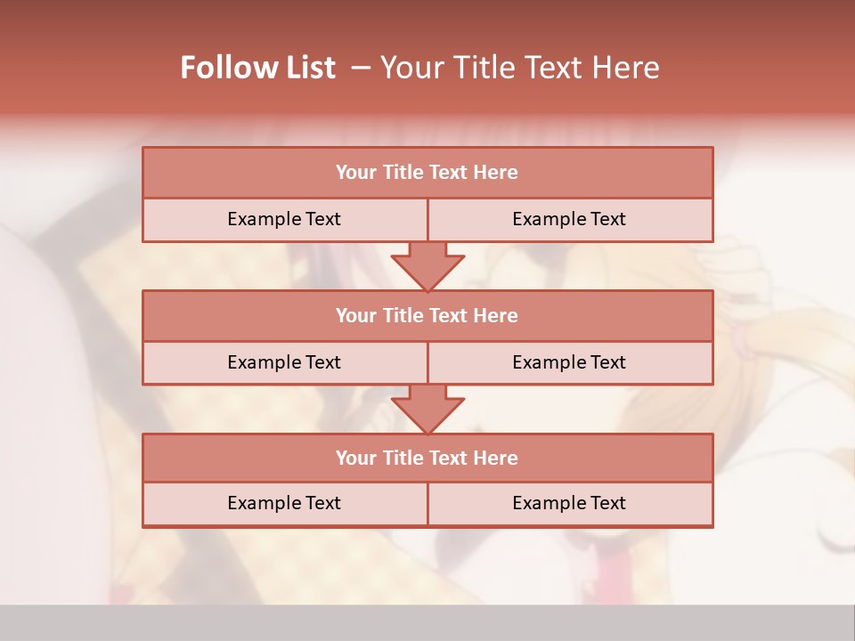 A Couple Of Anime Characters Hugging Each Other PowerPoint Template