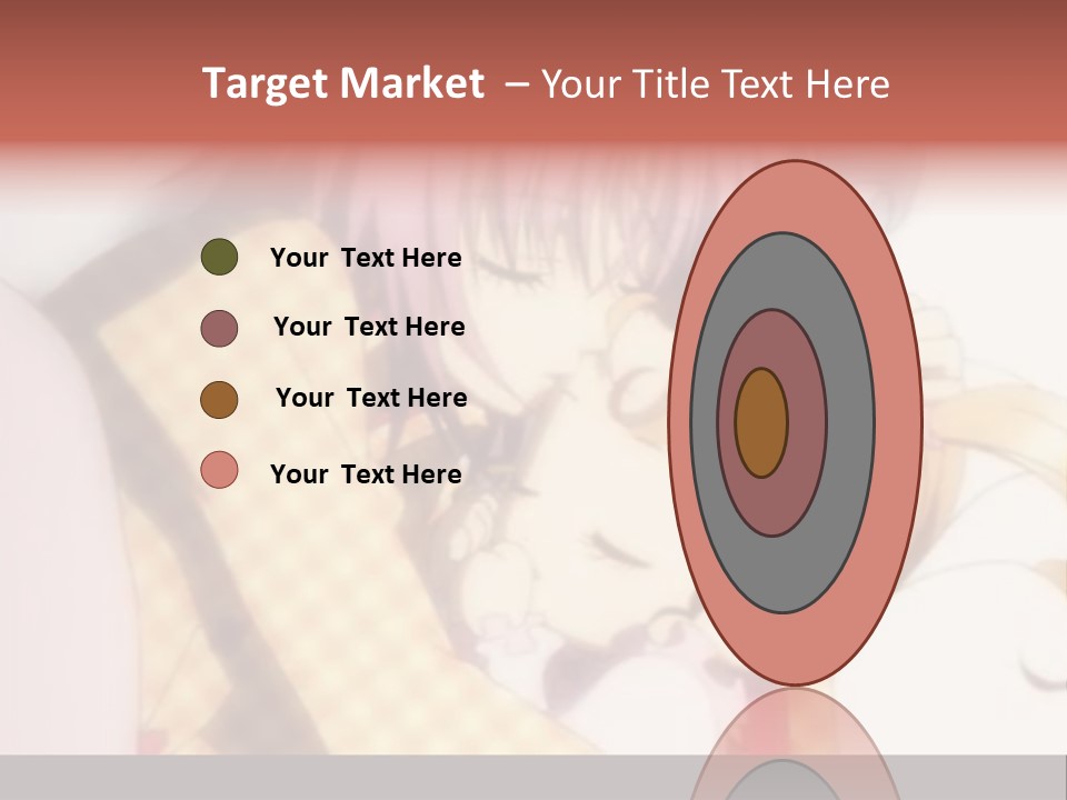 A Couple Of Anime Characters Hugging Each Other PowerPoint Template