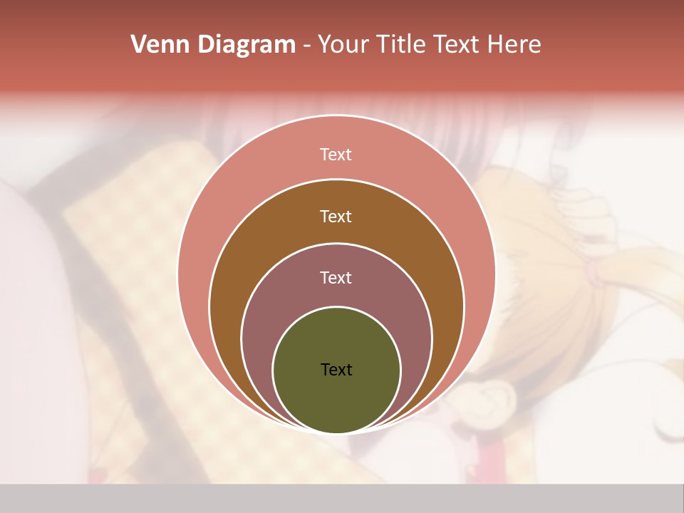 A Couple Of Anime Characters Hugging Each Other PowerPoint Template