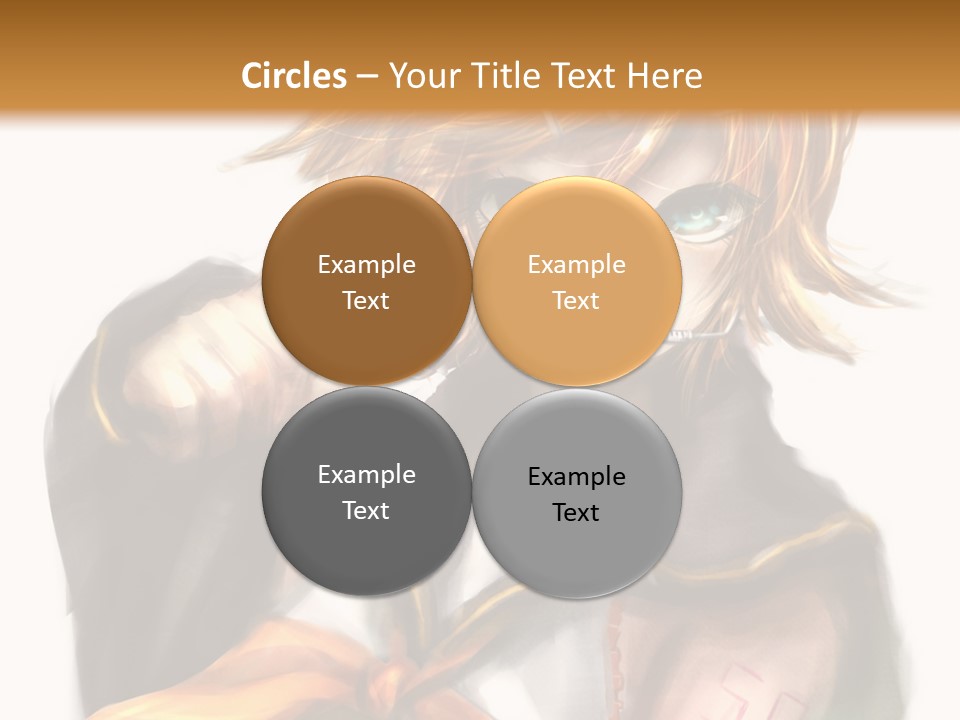 A Anime Character With Blonde Hair And Blue Eyes PowerPoint Template