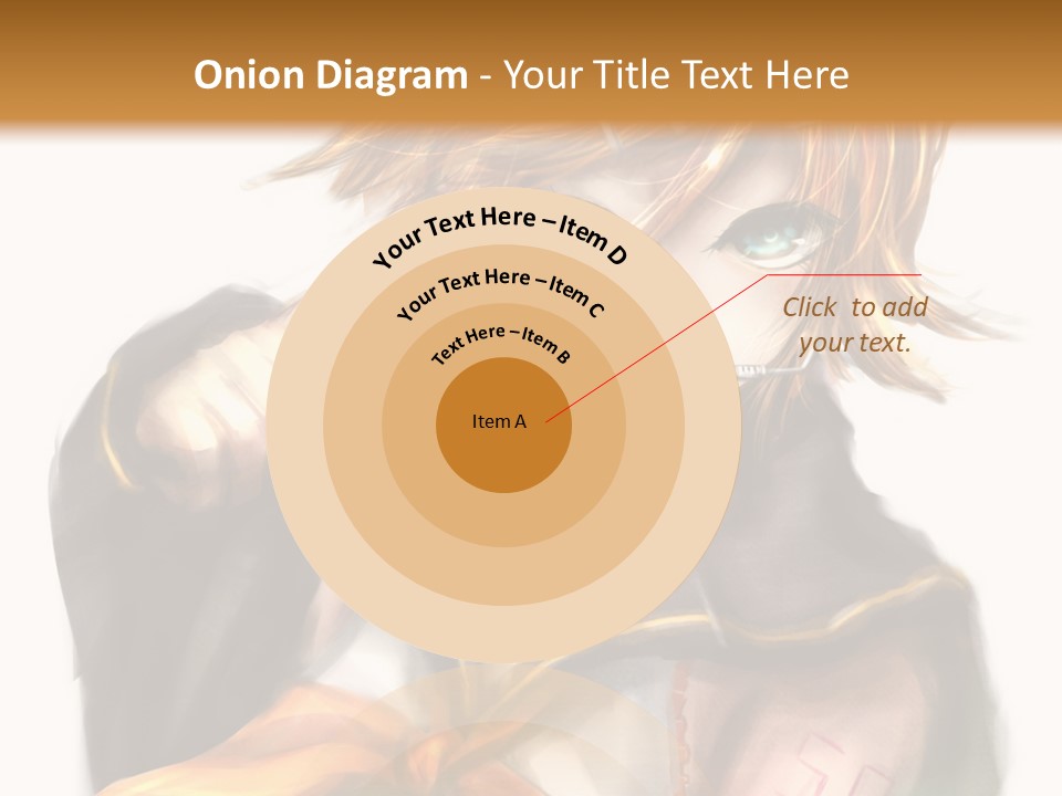 A Anime Character With Blonde Hair And Blue Eyes PowerPoint Template