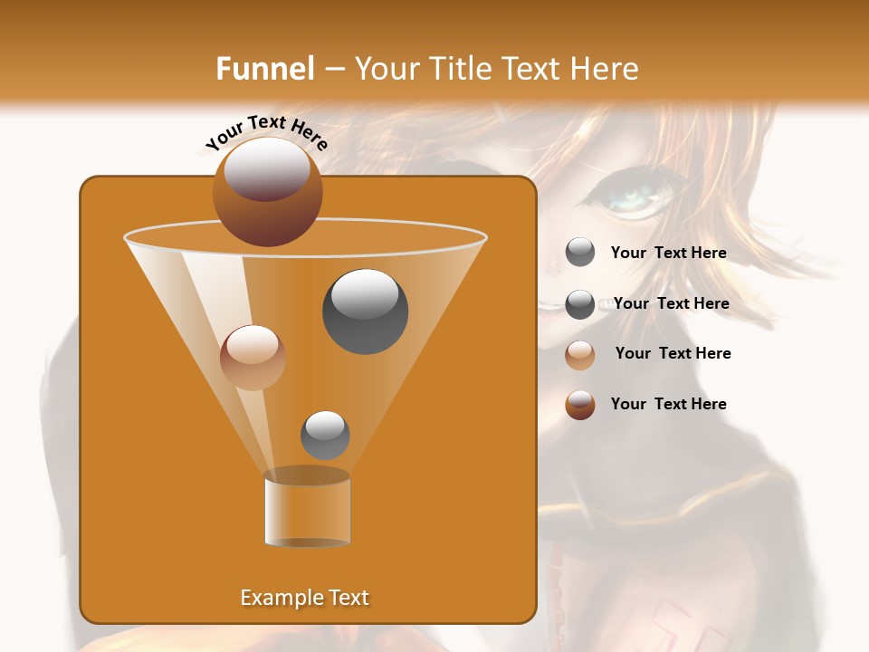 A Anime Character With Blonde Hair And Blue Eyes PowerPoint Template