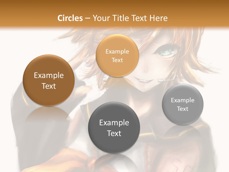 A Anime Character With Blonde Hair And Blue Eyes PowerPoint Template