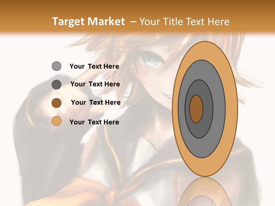 A Anime Character With Blonde Hair And Blue Eyes PowerPoint Template