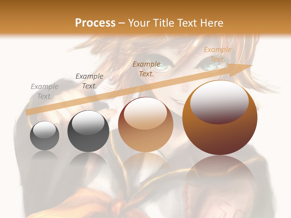 A Anime Character With Blonde Hair And Blue Eyes PowerPoint Template