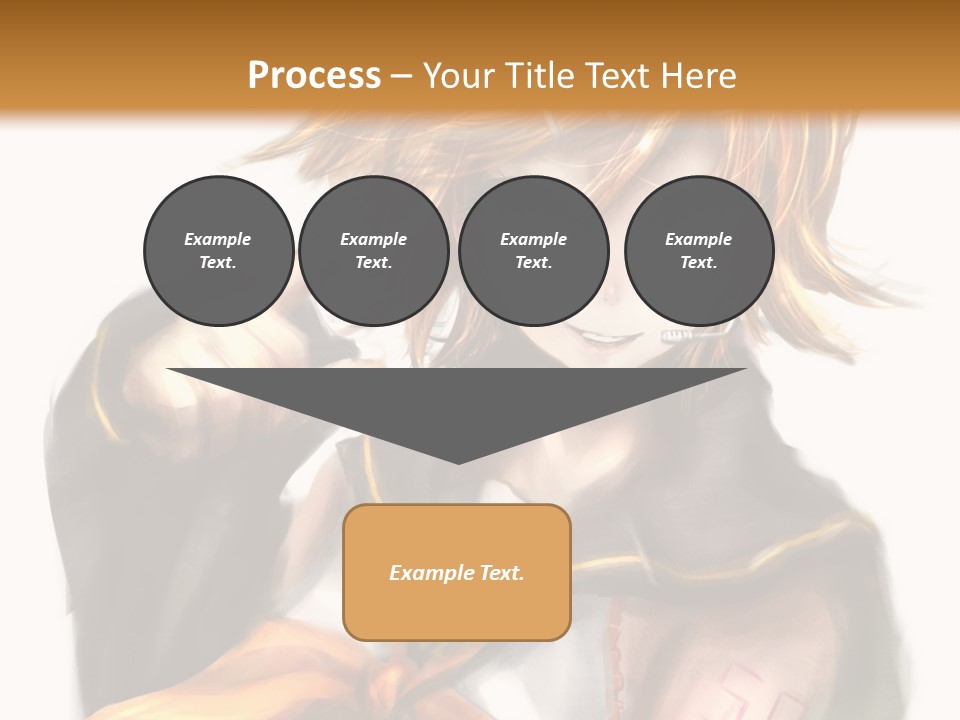 A Anime Character With Blonde Hair And Blue Eyes PowerPoint Template