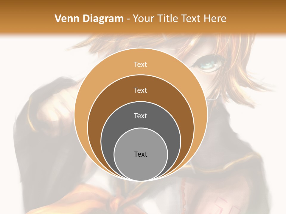 A Anime Character With Blonde Hair And Blue Eyes PowerPoint Template