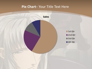 A Group Of Anime Characters With A Brown Background PowerPoint Template