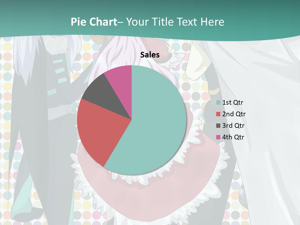 A Group Of Anime Characters Standing Next To Each Other PowerPoint Template
