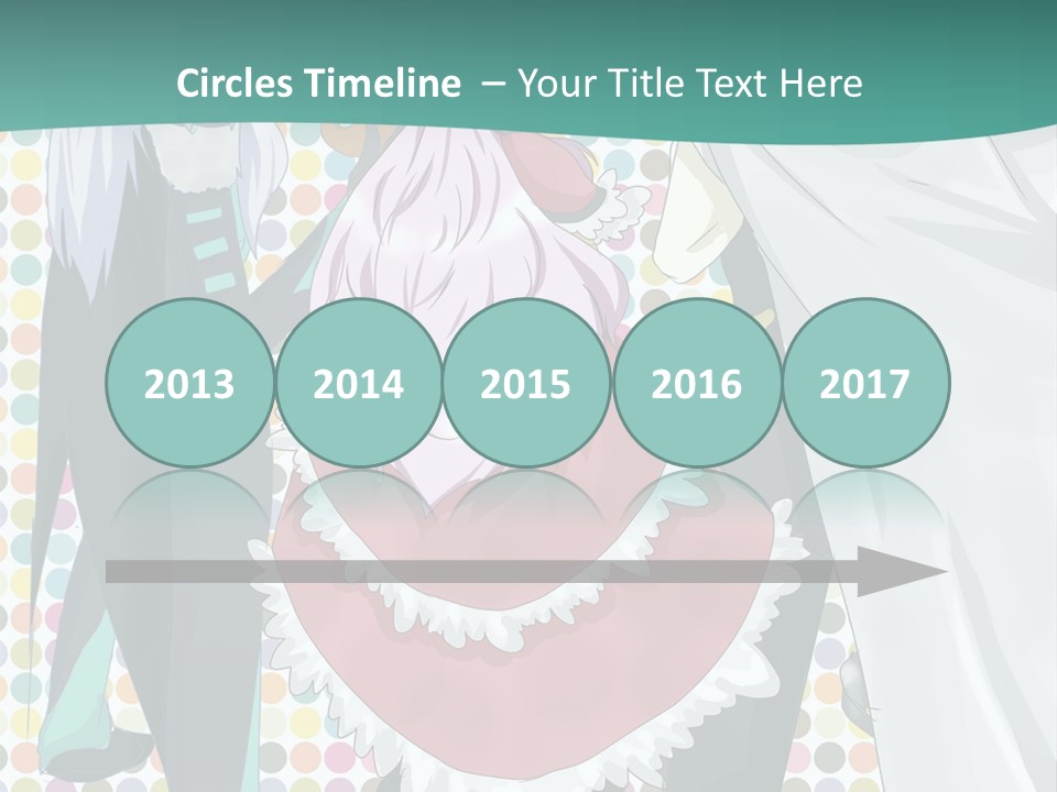 A Group Of Anime Characters Standing Next To Each Other PowerPoint Template