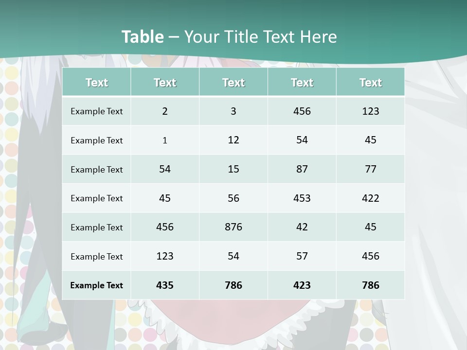 A Group Of Anime Characters Standing Next To Each Other PowerPoint Template