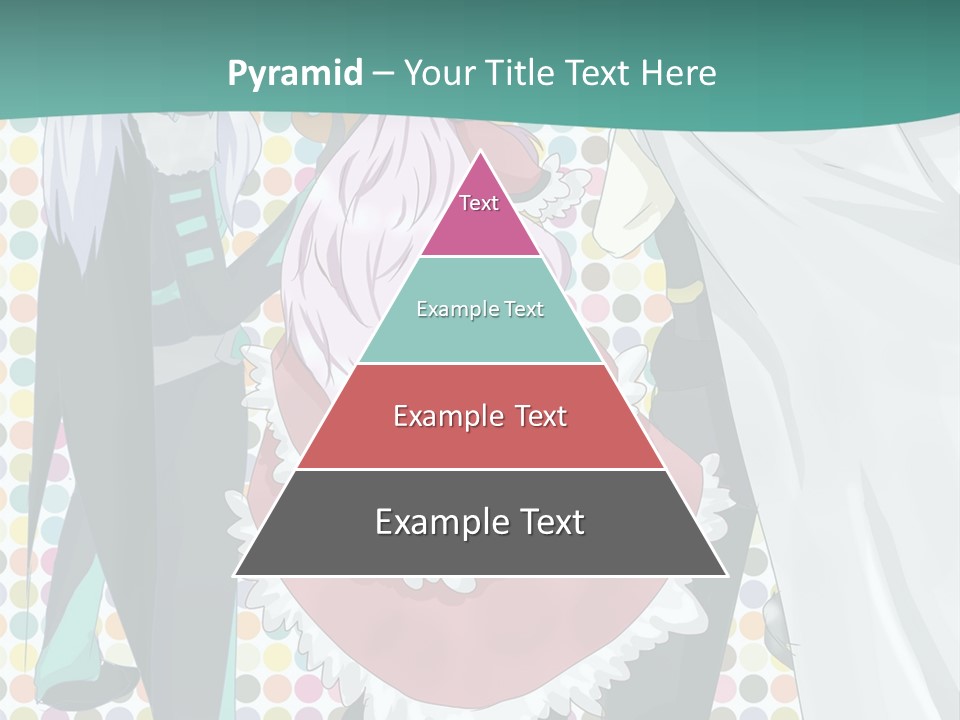 A Group Of Anime Characters Standing Next To Each Other PowerPoint Template