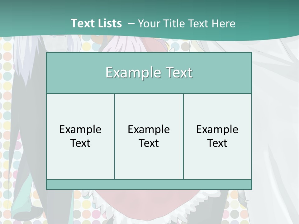 A Group Of Anime Characters Standing Next To Each Other PowerPoint Template