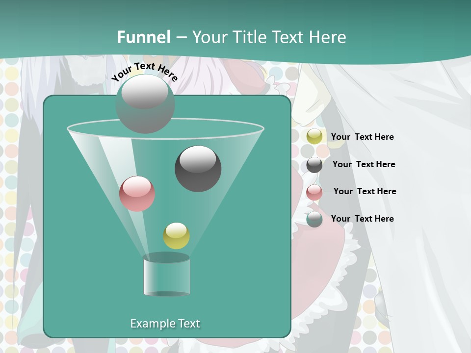 A Group Of Anime Characters Standing Next To Each Other PowerPoint Template
