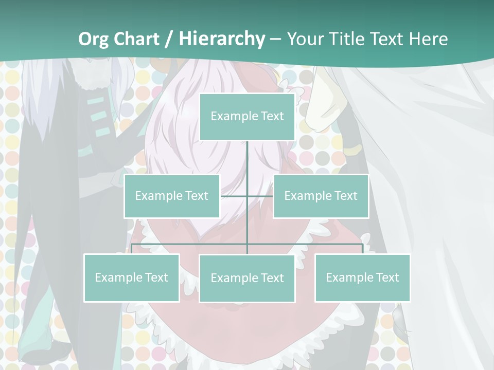 A Group Of Anime Characters Standing Next To Each Other PowerPoint Template