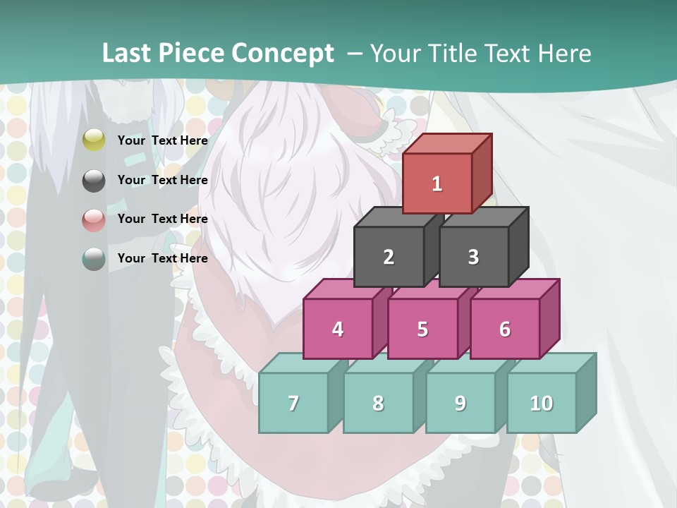 A Group Of Anime Characters Standing Next To Each Other PowerPoint Template