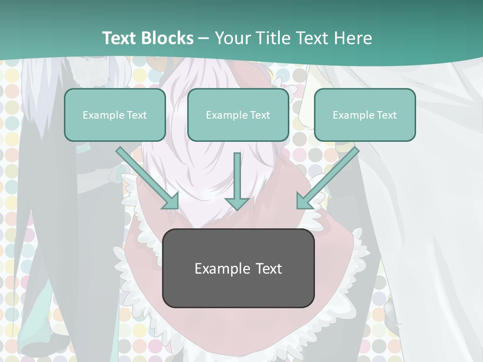 A Group Of Anime Characters Standing Next To Each Other PowerPoint Template
