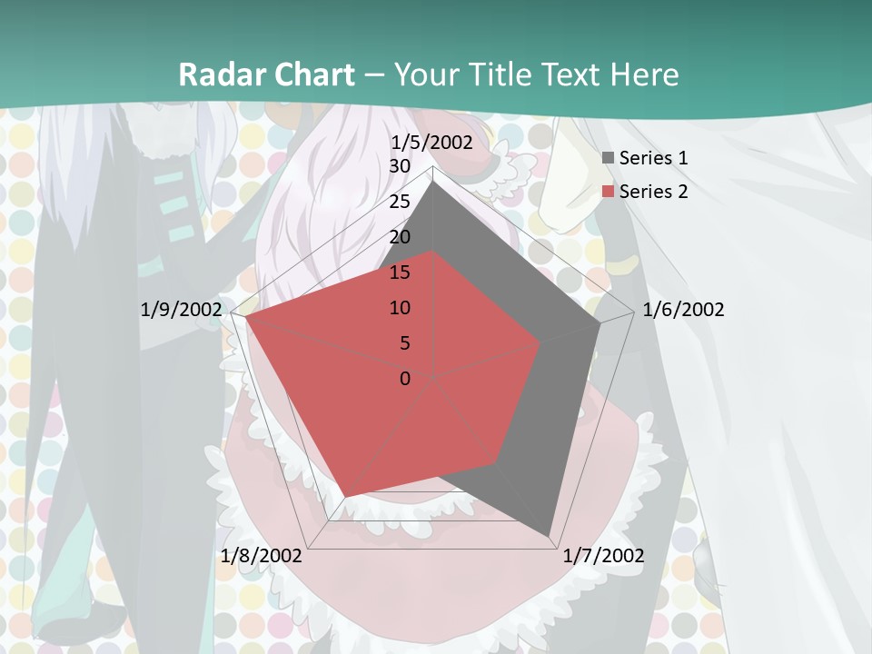 A Group Of Anime Characters Standing Next To Each Other PowerPoint Template