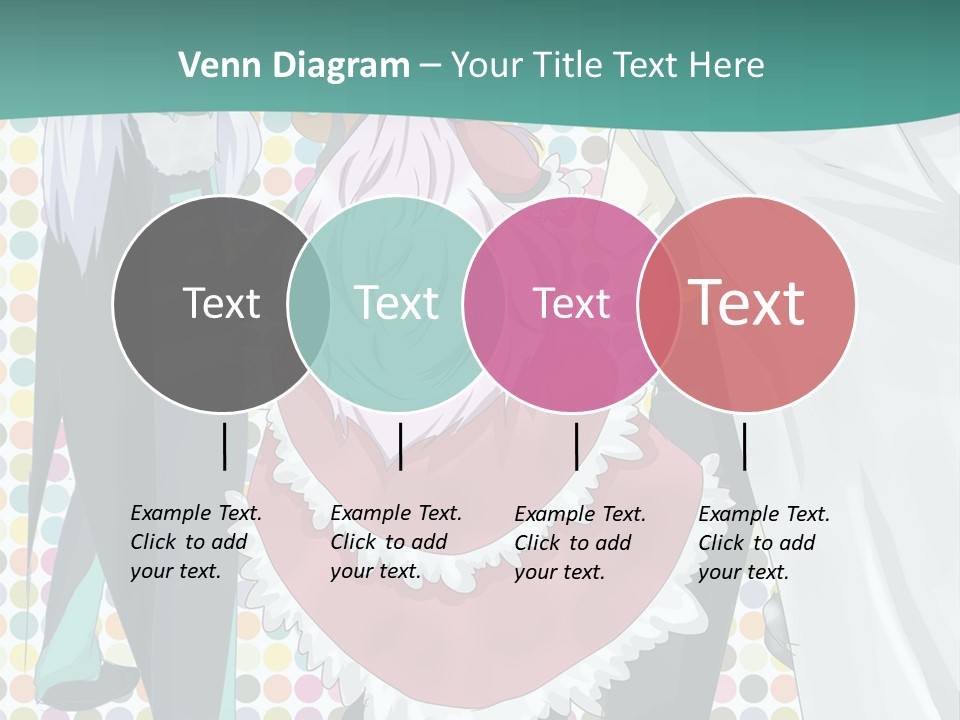 A Group Of Anime Characters Standing Next To Each Other PowerPoint Template