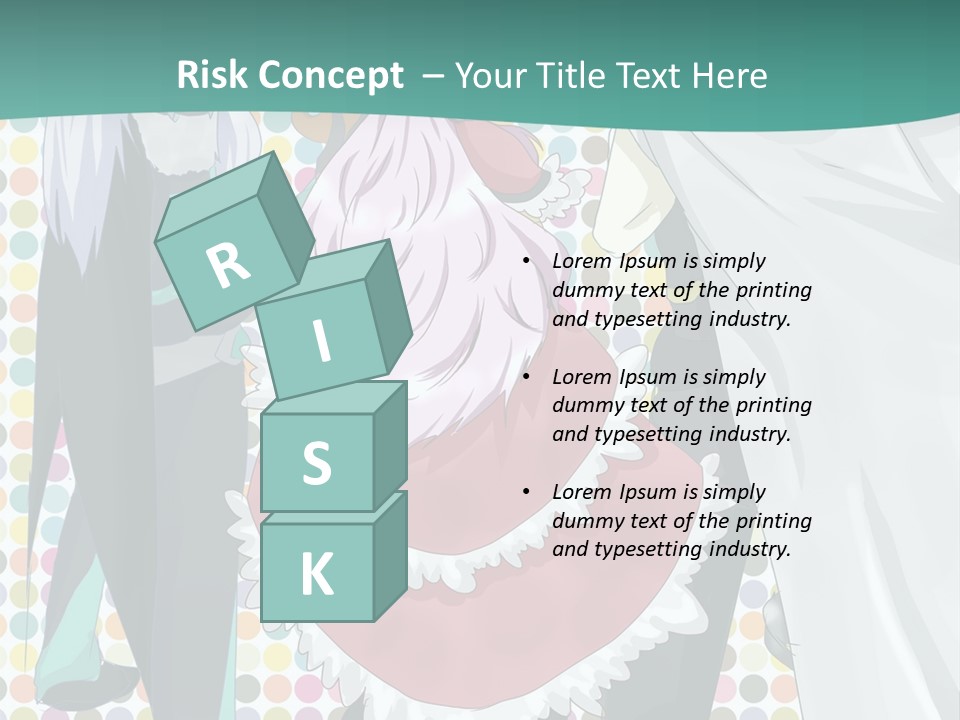 A Group Of Anime Characters Standing Next To Each Other PowerPoint Template