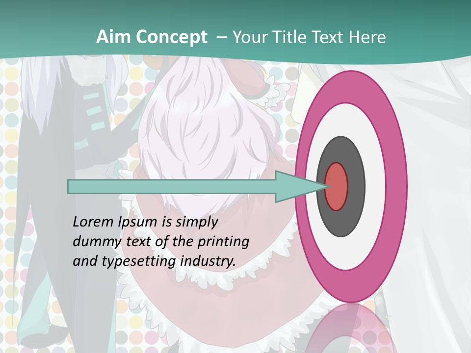 A Group Of Anime Characters Standing Next To Each Other PowerPoint Template