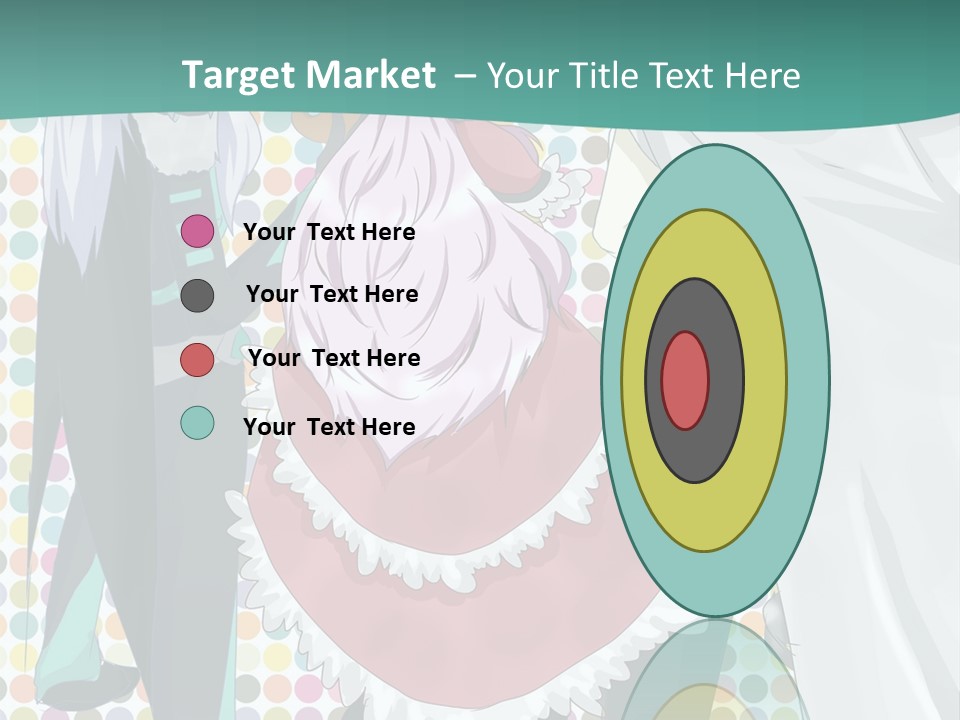 A Group Of Anime Characters Standing Next To Each Other PowerPoint Template