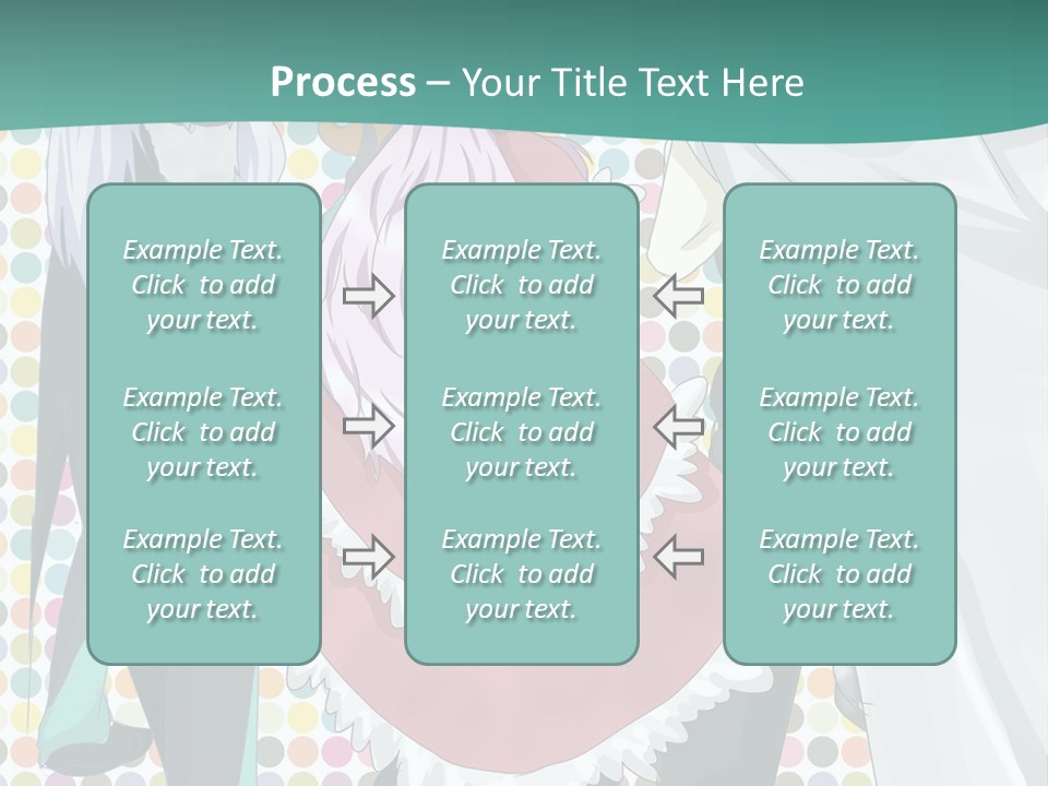 A Group Of Anime Characters Standing Next To Each Other PowerPoint Template