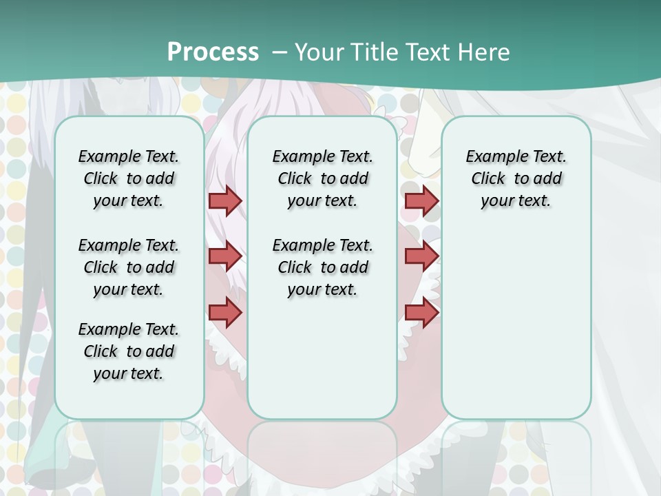 A Group Of Anime Characters Standing Next To Each Other PowerPoint Template