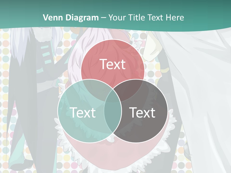 A Group Of Anime Characters Standing Next To Each Other PowerPoint Template